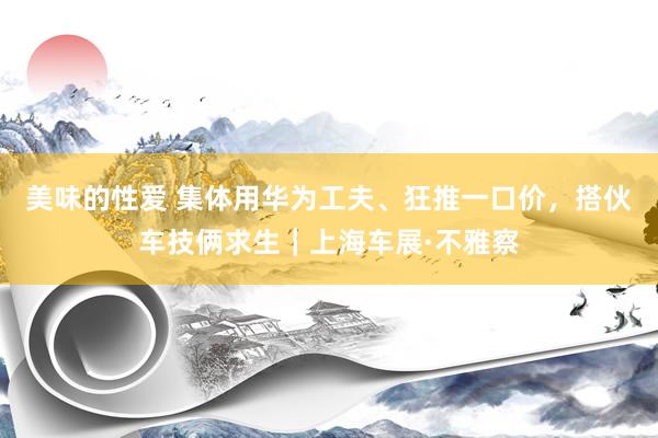 美味的性爱 集体用华为工夫、狂推一口价，搭伙车技俩求生｜上海车展·不雅察
