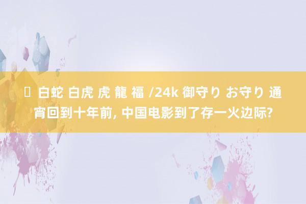 ✨白蛇 白虎 虎 龍 福 /24k 御守り お守り 通宵回到十年前， 中国电影到了存一火边际?